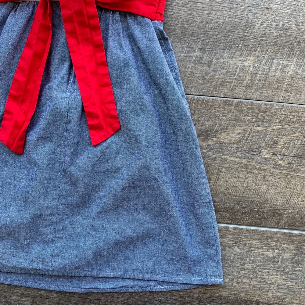 Ruby Rox Blue, White, & Red Dress - Picture 8 of 8